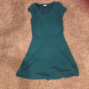 Green short dress